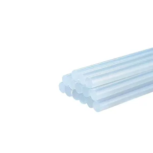 GZWW Transparent Silicone Hot Melt Adhesive for Book Binding Construction & Transportation Use Elastic Viscosity Hot Glue Sticks