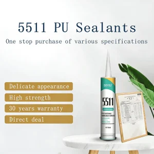 General Purpose Polyurethane Sealant Silicone Waterproof MS Adhesive
