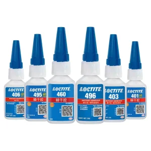 Glue Manufacturer Low-Odor Cyanoacrylate Super Glue 401 403 406 460 495 496 for Plastic Metal Rubber