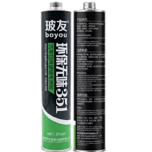 Good Extrudability Polyurethane Automotive Glass Sealant for Auto Glass Replacement 310ml 400ml 600ml