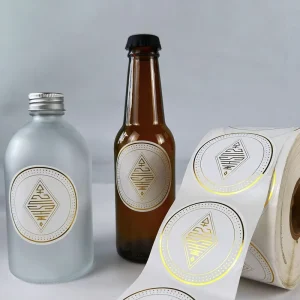 Good Price Self-Adhesive Labels Adhesive Roll Logo Label Stickers Water Proof Customized Paper Waterproof Custom