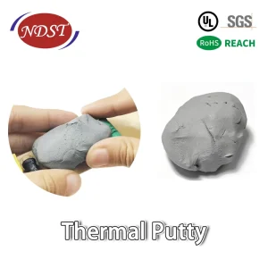Gray Silicone CPU Thermal Putty One-Component Soft Insulating Adhesive for Electronic Cooling