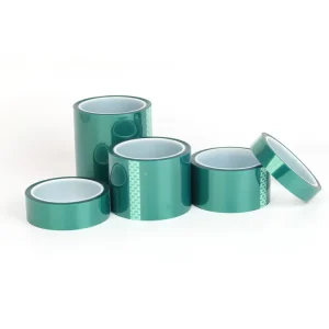 Green PET Tape 180C Heat Resistant Silicone Adhesive for Powder Coating and E-Coating Masking