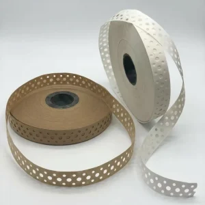 Gummed Kraft Paper Tape, Water-Activated Acrylic Adhesive, Perforated for Wood Panels