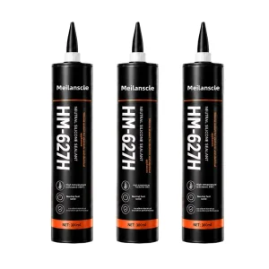 HM-627H RTV Silicone Sealant, 300ml, Black, High-Temperature Waterproof Neutral-Cure Adhesive