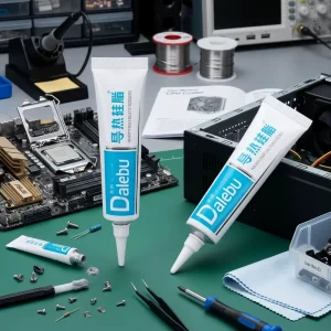 HR Heat-Conduction Silicone Paste for Electronic Driver Modules, Anti-Aging Heat Dissipation Grease