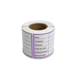 Handwritten and Thermal Transfer Printing Custom Waterproof Labels 120mm x 60mm 250 Labels