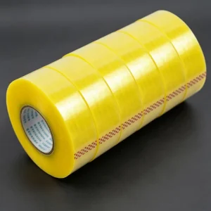 Heavy-Duty BOPP Acrylic Adhesive Anti-UV Carton Sealing Tape 0.045 mm 12 Rolls Hot-Melt Sealing