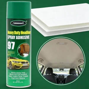 Heavy Duty Headliner Spray Adhesive High-Strength Heat-Resistant 200F White 550ml 450g