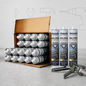 Heavy Duty Nail Free Adhesive PVC Wall Panel Glue Fast Grab Strong Bond Sealant for UV Panel Marble Sheet WPC Board Installation