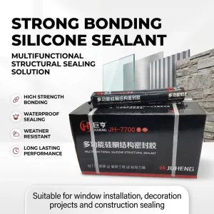 High Bonding Strength Silicone Sealant for Glass Aluminum Metal Door Window Construction Use