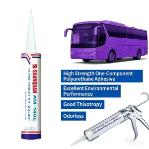 High Compact PU Adhesive Vacuum Treated Bubble free Anti corrosion Industrial Sealant