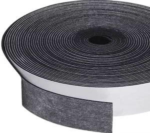 High Density Foam Tape Waterproof Damping EPDM Neoprene Rubber Silicone Sponge Sealing Strip with Self Adhesive