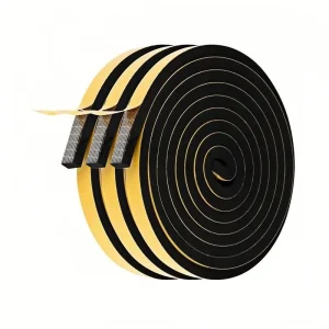 High Density Waterproof Strong Adhesive Heat Resistant Waterproof Rubber Foam Strip Sealing Tape EPDM Foam Tape