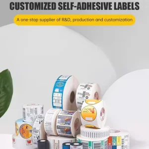 High Durability Waterproof PVC Heat Transfer Label Printing Adhesive Sticker with Barcode and Custom Options