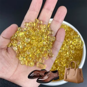 High Heat Resistance PA Hot Melt Glue Used in Edge Bonding and Folding Fixing Polyamide Adhesive Granule Leather Folding Machine
