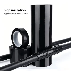 High-Insulation Black Anti-Static Tape Heat Resistant for Electronic Manufacturing