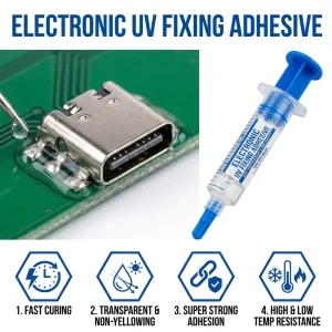 High Insulation UV Bonding Glue HM 8110 Heat Resistant Ultraviolet Curing Adhesive 200C