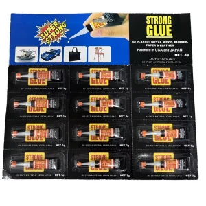 High Performance 1.5g 3g Aluminum Tube Cyanoacrylate Glue Super Glue for Construction Transportation General Purpose Adhesive