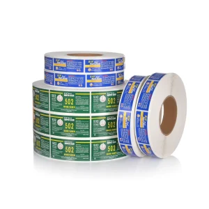 High Quality Custom Printing Logo Label Durable Sticker Sheet Self Adhesive Waterproof Adhesive Label Stickers