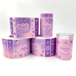High Quality Customized Self adhesive Vinyl Waterproof Packaging Label