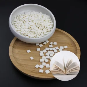 High Quality Hot Melt Adhesive for Back Glue Hot Melt Adhesive in Granule Suitable for All Kinds of Coated Paper Below 157 Grams
