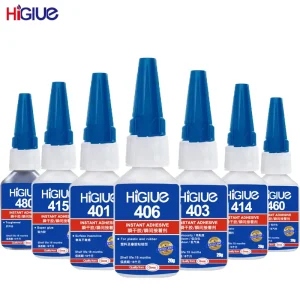 High Quality Instant Adhesives Cyanoacrylate Glue Liquid Super Glue 401 403 406 460 495 496 for Transportation Adhesive