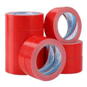 High-Strength Hot Melt Anti-UV Waterproof Easy-Tear Colored Cloth Duct Tape for Heavy-Duty Packaging, Cable Bundling, and Flooring