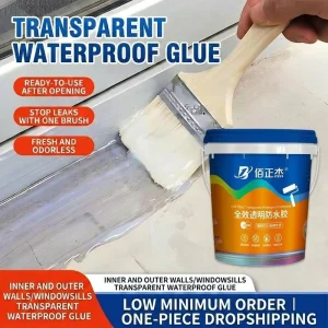 High-Strength Transparent Waterproof Adhesive Coating for Concrete Walls