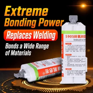 High-Strength Two-Part Clear Epoxy Resin Adhesive 5905, Fast-Curing Waterproof Glue for Metal Construction and Transportation