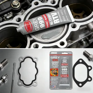 High Temp Oil Resistant RTV Silicone Sealant OEM Grey Gasket Maker 85g For Woodworking & Construction
