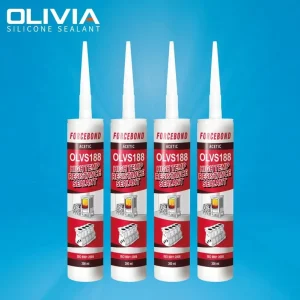 High-Temperature Clear or White RTV Gasket Maker Silicone Sealant Auto Glue Adhesive Paste for Construction Leather and Packing