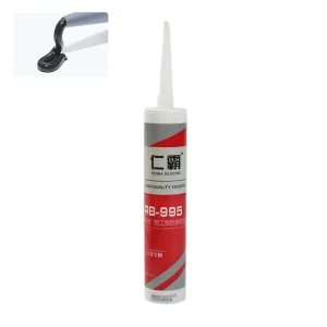 High Temperature Elastic Silicone Sealant Waterproof Climate Resistant RTV Adhesive for Exterior Wall and Window Use