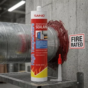 High Temperature Fire Retardant Silicone Sealant for HVAC