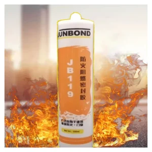 High Temperature Fireproof RTV Silicone Adhesive Sealant for Construction 300mL
