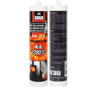 High-Temperature Fireproof Silicone-Based Adhesive and Sealant for Construction