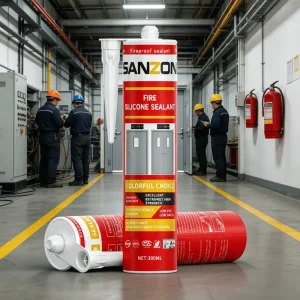 High-Temperature Fireproof Structural Silicone Sealant Fire-Rated Extreme Temperature Resistant Fast-Curing