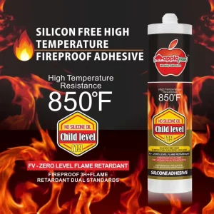 High Temperature Flame Retardant Silicone Sealant for Fireproof Board and Window Insulation