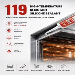 High Temperature Neutral RTV Silicone Sealant for Construction and Automotive Applications