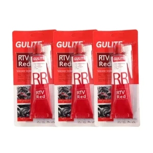 High Temperature Neutral Red RTV Silicone Sealant Multi-purpose Automotive Adhesive Gasket Maker 24 Pack