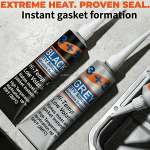 High-Temperature RTV Silicone for Metal Surfaces