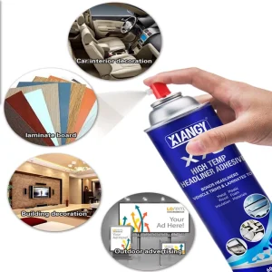 High-Temperature-Resistant Trim Fix Headliner Spray Adhesive for Car and Truck Upholstery