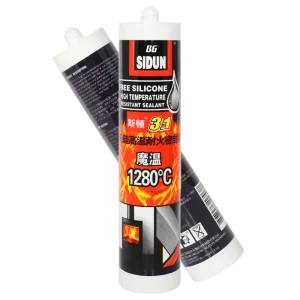 High Temperature Silicone-Based Refractory Adhesive and Sealant for Construction