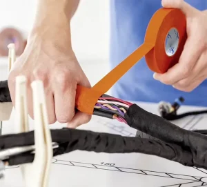 High-Temperature Wiring Harness Self-Adhesive Felt Cloth Electrical Tape for Automotive Engine Wiring