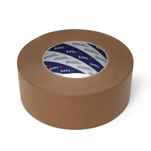 High Tensile Brown Kraft Paper Rubber Adhesive Carton Sealing Packaging Splicing Flatback Tape