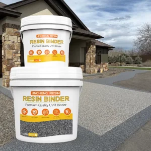 High Tensile Extra Hard Polyurethane Resin Stone Binder UVR Aliphatic for Heavy-Duty Vehicle Traffic Driveway Surfacing