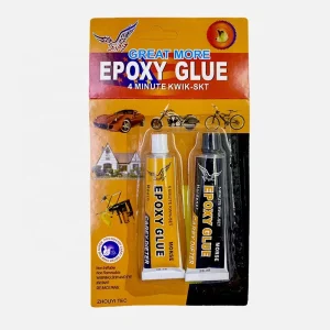 High-Toughness Acid Epoxy Resin AB Glue, 4-Minute Cure, for Woodworking and Construction