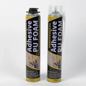 High-Viscosity Polyurethane PU Adhesive Foam, Micro-Foaming Construction Glue for Wall Insulation Board Bonding