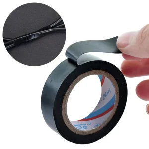 High Voltage Flame Retardant Water-Resistant PVC Electrical Insulation Tape 9kV Rated Customizable Dimensions for Wire Harness
