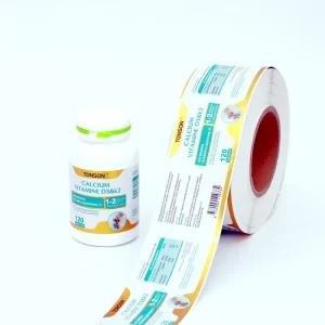 High quality Customized Waterproof Frozen Self Adhesive for Pill Use Resistant Stickers Thermal Label Stickers